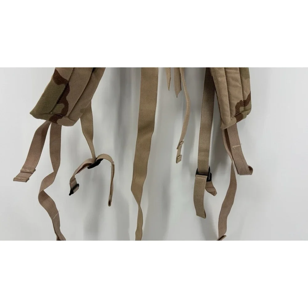 Molle II Shoulder Straps Backpack Rucksack Desert Tan Camo NSN 8465-01-491-7513